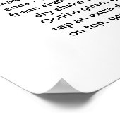 Ramos Gin Fizz Cocktail Rezept Art 16 "x20" Poster (Ecke)