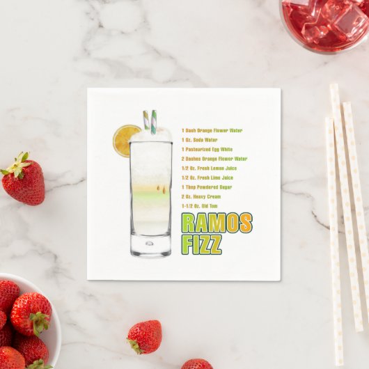 Ramos Gin Fizz Ristorante da Valentino Serviette (Beispiel)