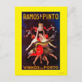Ramos Pinto Vintag PosterEurope Postkarte (Vorderseite)