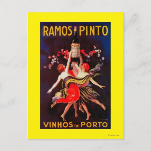 Ramos Pinto Vintag PosterEurope Postkarte (Vorderseite)