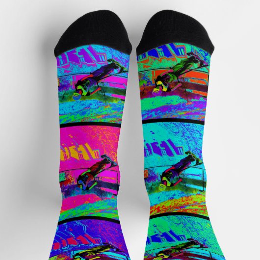 Ramp-Rampe - Stunt Scooter Rider Socks Socken (Oben)