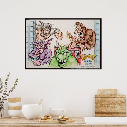 Rampage World Tour Storyboard Poster (Küche)