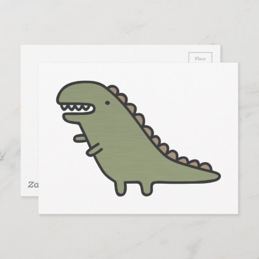 Rampaging Dinosaur! Postkarte (Vorne/Hinten)