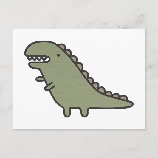 Rampaging Dinosaur! Postkarte (Vorderseite)