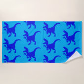 Rampaging Dinosaurs Beach Towel Strandtuch (Vorderseite)