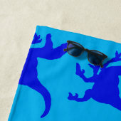Rampaging Dinosaurs Beach Towel Strandtuch (Beispiel)