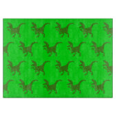 Rampaging Dinosaurs Schneidebrett (Vorderseite)