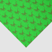 Rampaging Dinosaurs Seidenpapier (Detail)