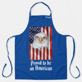 Rampant Eagle, die amerikanische Flagge, Patriotik Schürze (Vorderseite)