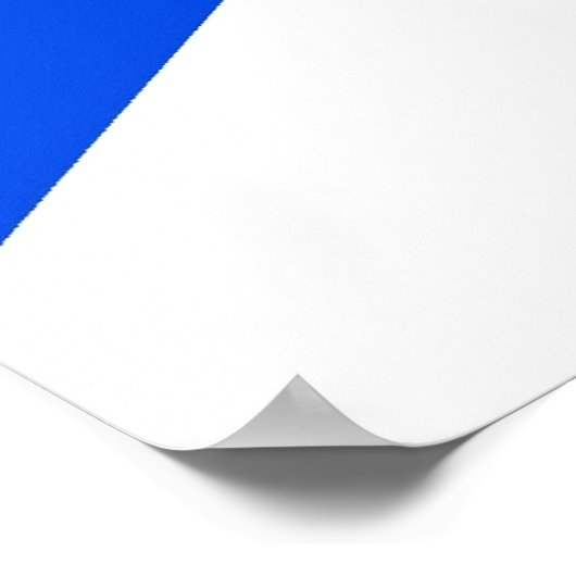 Rampant Löwe / Schottische Flagge Poster (Ecke)