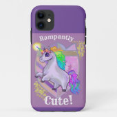 Rampant Niedlich Unicorn Case-Mate iPhone Hülle (Rückseite)