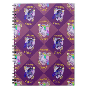 Rampant Niedlich Unicorn Notizblock