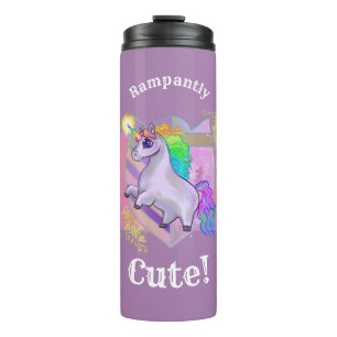 Rampant Niedlich Unicorn Thermosbecher