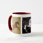 RAMPANTE PFERDE TASSE (Vorderseite Links)