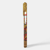 RAMPANTE WEISSE PFERDE, BÄUME IM Jugendstil Case-Mate iPhone Hülle (Rückseite / Links)