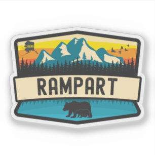 Rampart, Alaska Aufkleber
