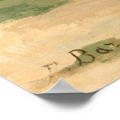 Ramparts, Aigues-Mortes, Frédéric Bazille Art Poster (Ecke)