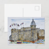 Ramparts & Gate of Concarneau | Bretagne, Frankrei Postkarte (Vorne/Hinten)