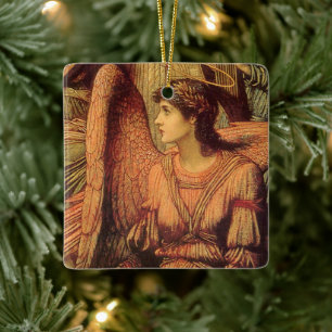 Ramparts of God's House, Angel von John Strudwick Keramikornament