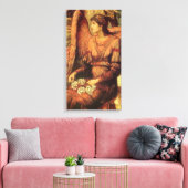 Ramparts of God's House, Angel von John Strudwick Leinwanddruck (Insitu (Wohnzimmer))