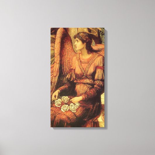 Ramparts of God's House, Angel von John Strudwick Leinwanddruck (Vorderseite)