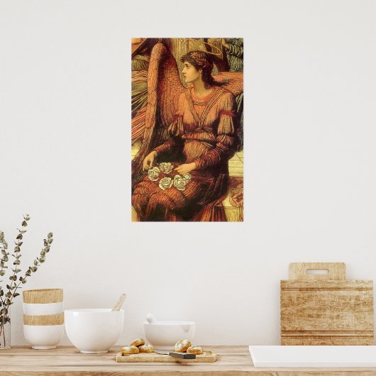 Ramparts of God's House, Angel von John Strudwick Poster (Küche)