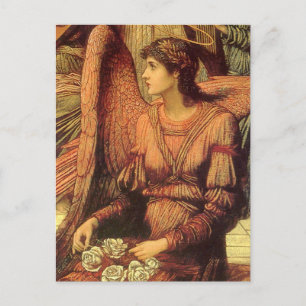 Ramparts of God's House, Angel von John Strudwick Postkarte