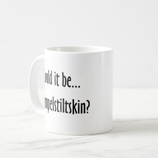 Rampelstiltskin Kaffeetasse (Vorderseite Links)