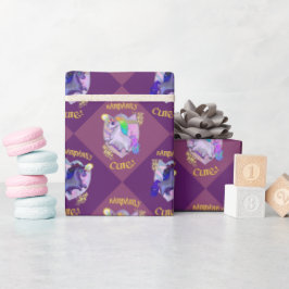 Rampierbar Niedliches Einhornwaschpapier Geschenkpapier