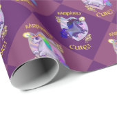 Rampierbar Niedliches Einhornwaschpapier Geschenkpapier (Rolleneckpunkt)