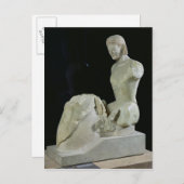 Rampin Rider, c.550-540 v. Chr. Postkarte (Vorne/Hinten)