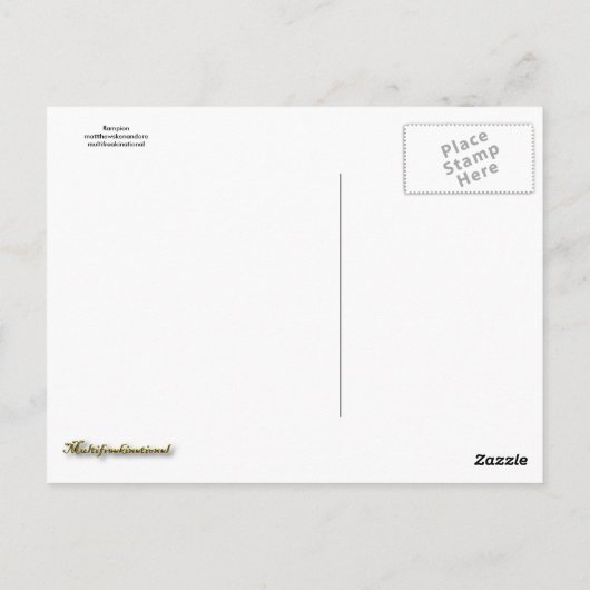 Rampion Postkarte (Rückseite)