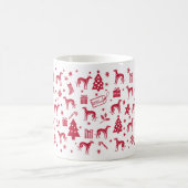 Rampur Greyhound Christmas Design Kaffeetasse (Mittel)