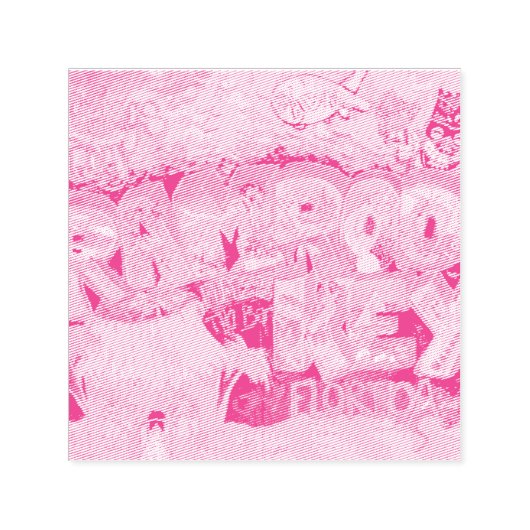 Ramrod-Taste auf dem Pflaster Permastempel (Design)