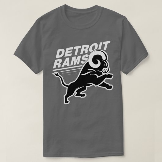 Rams Black T-Shirt (Design vorne)