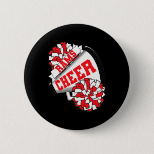Rams Cheer Ck Zur Schule Cheerleading-Geist R Button