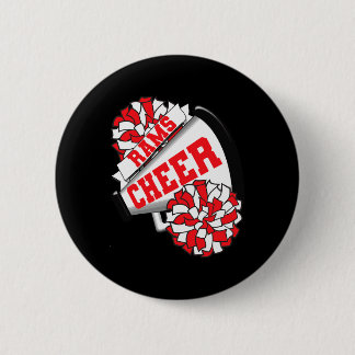 Rams Cheer Ck Zur Schule Cheerleading-Geist R  Button