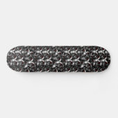 Rams Head Pattern Skateboard (Horizontal)