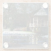 Rams Woerthe Tea House Küste Glasuntersetzer (Rückseite)