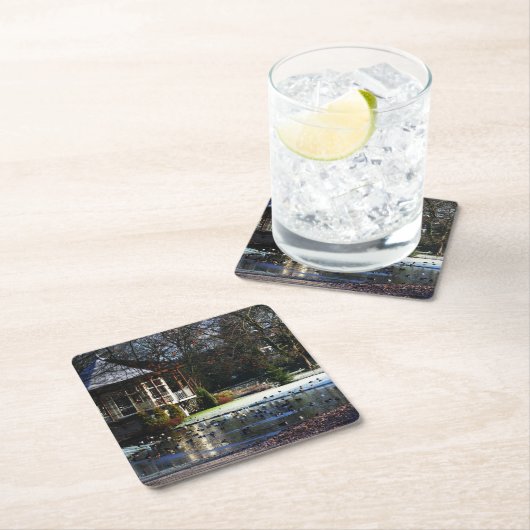 Rams Woerthe Tee House Coaster Rechteckiger Pappuntersetzer (Vor Ort)
