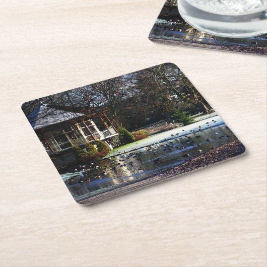Rams Woerthe Tee House Coaster Rechteckiger Pappuntersetzer (angewinkelt)