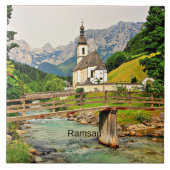 Ramsau, Bayerische Alpen Fliese (Vorderseite)