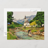 Ramsau, Bayerische Alpen Postkarte (Vorne/Hinten)
