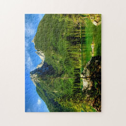 Ramsau Hintersee Bayern. Puzzle (Vertikal)