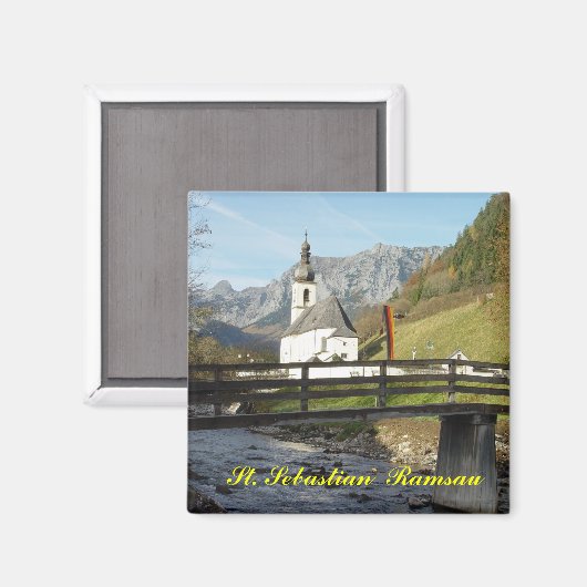 Ramsau Magnet (Vorderseite/Rückseite)