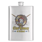Ramsay Clan Abzeichen Flachmann (Vorderseite)