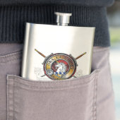 Ramsay Clan Abzeichen Flachmann (Beispiel)