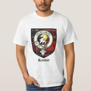 Ramsay Clan-Wappen-AbzeichenTartan T-Shirt