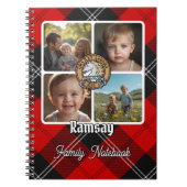 Ramsay-Familien-Foto-Collage Notizblock (Vorderseite)