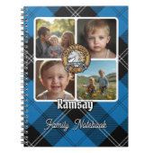 Ramsay Familienfoto-Collage Notizblock (Vorderseite)